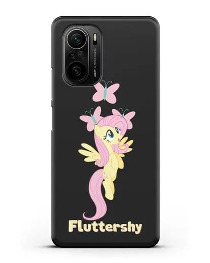 Чехол Май Литл Пони Флаттершай силиконовый для Xiaomi Poco F3