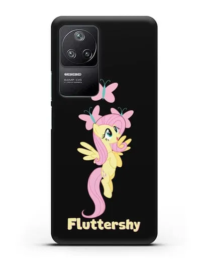 Чехол Май Литл Пони Флаттершай силиконовый для Xiaomi Poco F4
