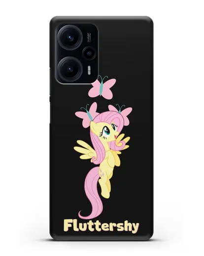 Чехол Май Литл Пони Флаттершай силиконовый для Xiaomi Poco F5