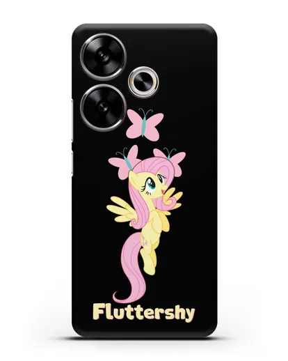 Чехол Май Литл Пони Флаттершай силиконовый для Xiaomi Poco F6