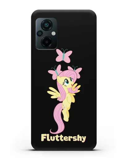 Чехол Май Литл Пони Флаттершай силиконовый для Xiaomi Poco M5