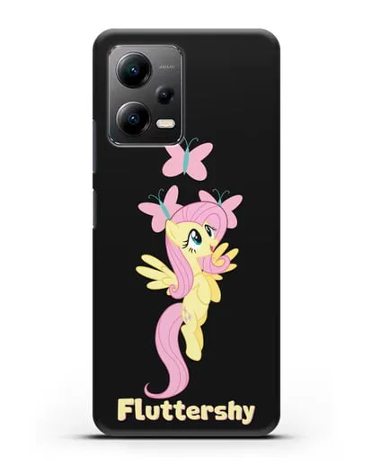 Чехол Май Литл Пони Флаттершай силиконовый для Xiaomi Poco X5