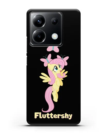 Чехол Май Литл Пони Флаттершай силиконовый для Xiaomi Poco X6