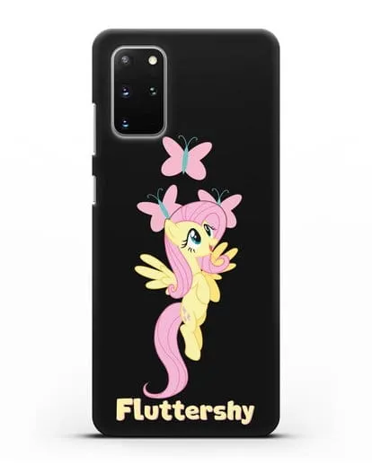 Чехол Май Литл Пони Флаттершай силиконовый для Samsung Galaxy S20 Plus [SM-G985F]