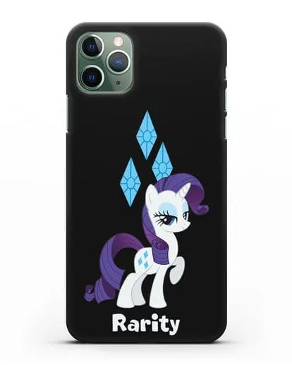 Чехол Май Литл Пони Рарити силиконовый для iPhone 11 Pro Max