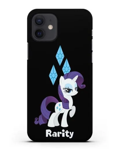 Чехол Май Литл Пони Рарити силиконовый для iPhone 12
