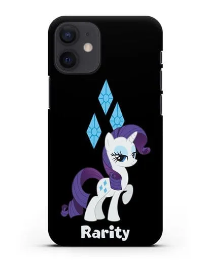 Чехол Май Литл Пони Рарити силиконовый для iPhone 12 mini