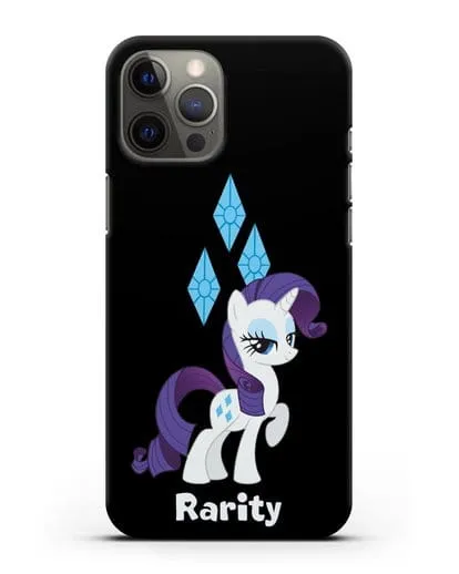 Чехол Май Литл Пони Рарити силиконовый для iPhone 12 Pro Max