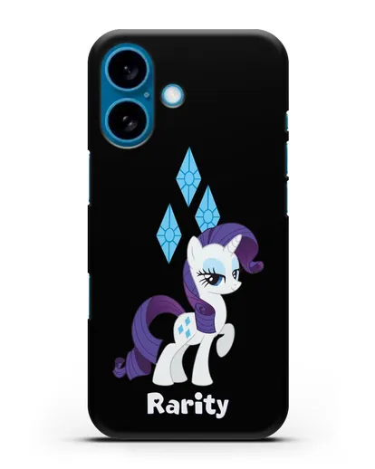 Чехол Май Литл Пони Рарити силиконовый для iPhone 16