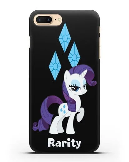 Чехол Май Литл Пони Рарити силиконовый для iPhone 8 Plus