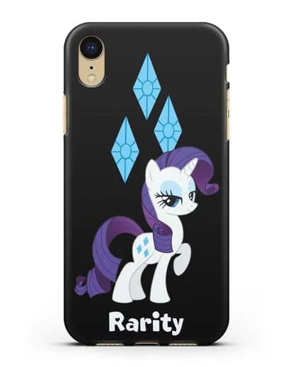 Чехол Май Литл Пони Рарити силиконовый для iPhone XR