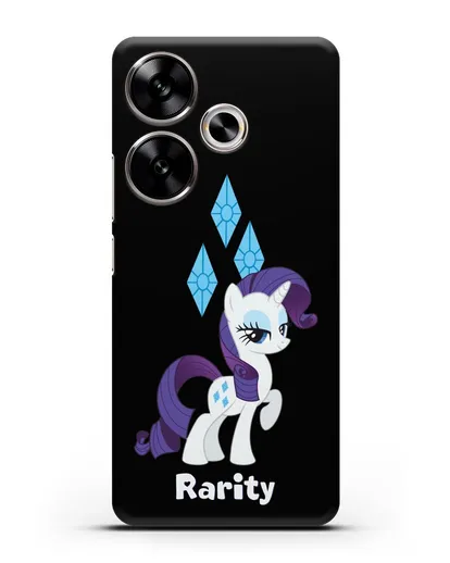 Чехол Май Литл Пони Рарити силиконовый для Xiaomi Poco F6