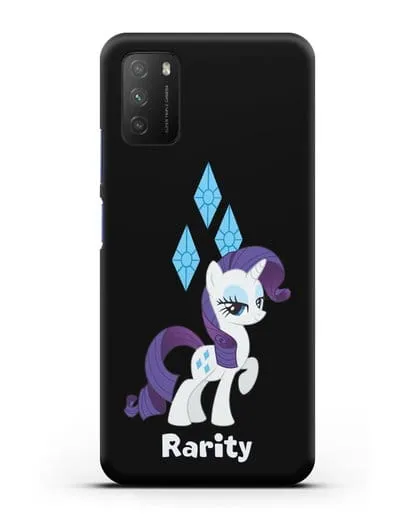 Чехол Май Литл Пони Рарити силиконовый для Xiaomi Poco M3