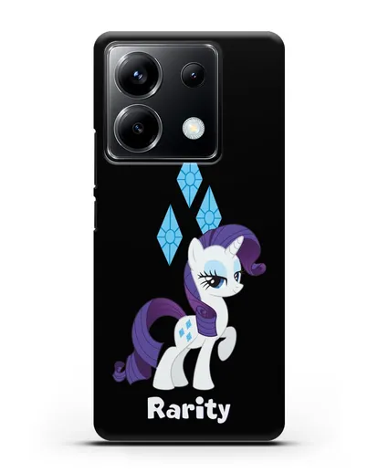 Чехол Май Литл Пони Рарити силиконовый для Xiaomi Poco X6