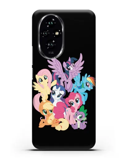 Чехол Мой Маленький Пони Свирепая шестёрка силиконовый для Honor 200