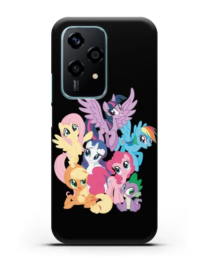 Чехол Мой Маленький Пони Свирепая шестёрка силиконовый для Honor 200 Lite
