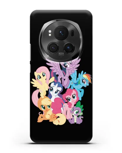 Чехол Мой Маленький Пони Свирепая шестёрка силиконовый для Honor Magic 6 Pro
