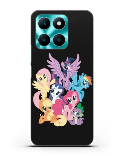 Чехол Мой Маленький Пони Свирепая шестёрка силиконовый для Honor X6a