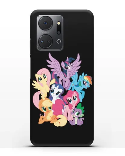 Чехол Мой Маленький Пони Свирепая шестёрка силиконовый для Honor X7a