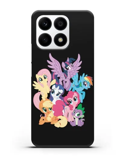 Чехол Мой Маленький Пони Свирепая шестёрка силиконовый для Honor X8a