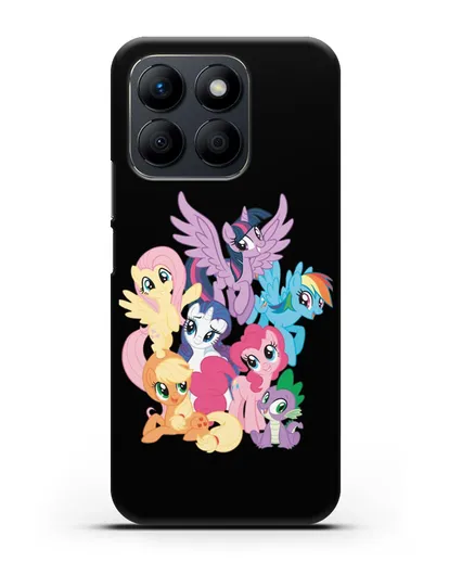 Чехол Мой Маленький Пони Свирепая шестёрка силиконовый для Honor X8b