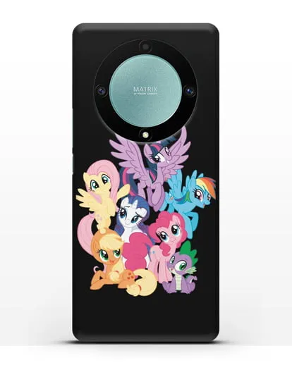 Чехол Мой Маленький Пони Свирепая шестёрка силиконовый для Honor X9a