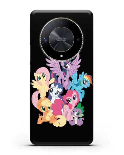 Чехол Мой Маленький Пони Свирепая шестёрка силиконовый для Honor X9b