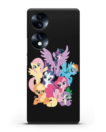 Чехол Мой Маленький Пони Свирепая шестёрка силиконовый для Honor 70