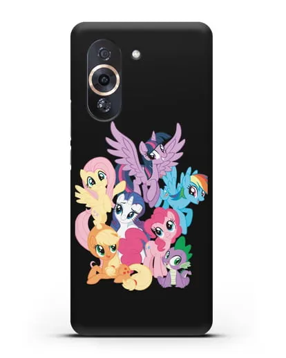 Чехол Мой Маленький Пони Свирепая шестёрка силиконовый для Huawei Nova 10