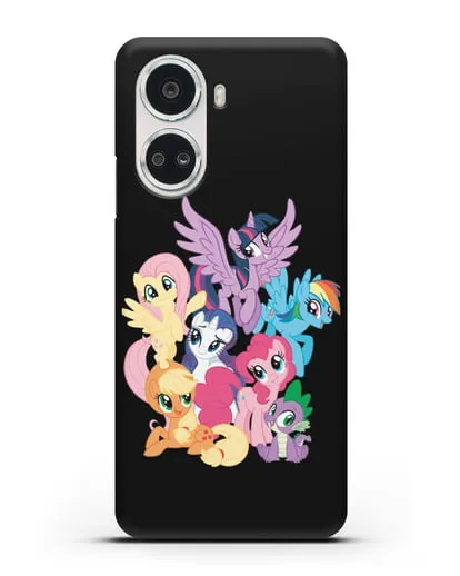 Чехол Мой Маленький Пони Свирепая шестёрка силиконовый для Huawei Nova 10 SE