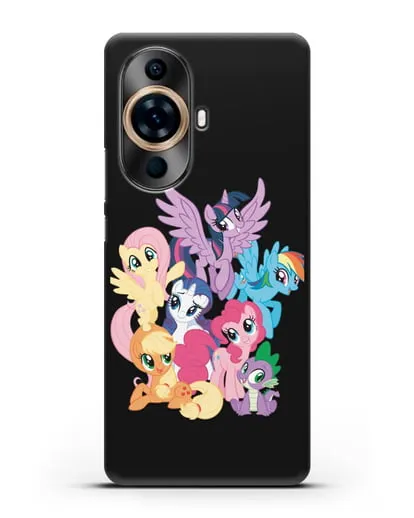 Чехол Мой Маленький Пони Свирепая шестёрка силиконовый для Huawei Nova 11 Pro