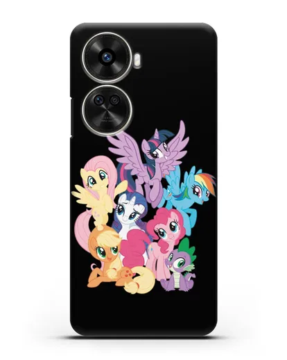 Чехол Мой Маленький Пони Свирепая шестёрка силиконовый для Huawei Nova 12 SE