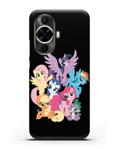 Чехол Мой Маленький Пони Свирепая шестёрка силиконовый для Huawei Nova 12s