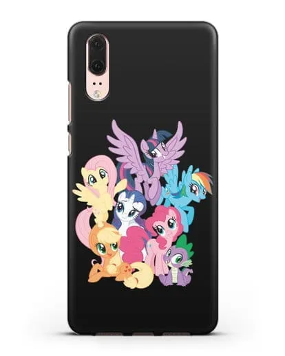 Чехол Мой Маленький Пони Свирепая шестёрка силиконовый для Huawei P20