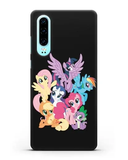 Чехол Мой Маленький Пони Свирепая шестёрка силиконовый для Huawei P30