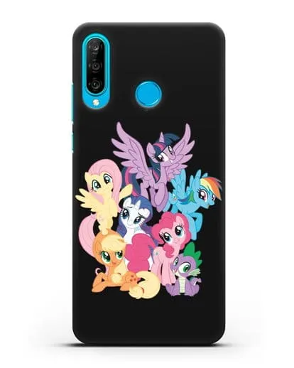 Чехол Мой Маленький Пони Свирепая шестёрка силиконовый для Huawei P30 Lite