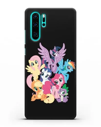 Чехол Мой Маленький Пони Свирепая шестёрка силиконовый для Huawei P30 Pro