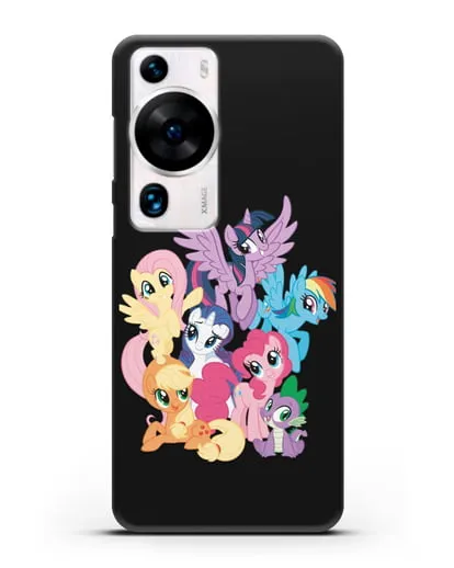 Чехол Мой Маленький Пони Свирепая шестёрка силиконовый для Huawei P60 Pro