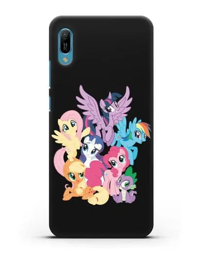 Чехол Мой Маленький Пони Свирепая шестёрка силиконовый для Huawei Y6 2019