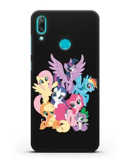 Чехол Мой Маленький Пони Свирепая шестёрка силиконовый для Huawei Y7 2019