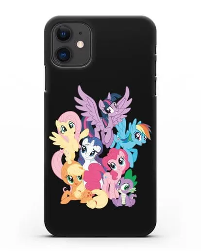 Чехол Мой Маленький Пони Свирепая шестёрка силиконовый для iPhone 11
