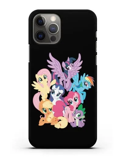 Чехол Мой Маленький Пони Свирепая шестёрка силиконовый для iPhone 12 Pro