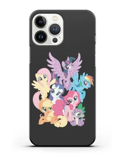 Чехол Мой Маленький Пони Свирепая шестёрка силиконовый для iPhone 13 Pro Max