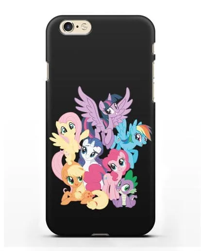 Чехол Мой Маленький Пони Свирепая шестёрка силиконовый для iPhone 6s