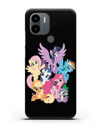 Чехол Мой Маленький Пони Свирепая шестёрка силиконовый для Xiaomi Poco C51