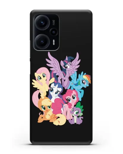 Чехол Мой Маленький Пони Свирепая шестёрка силиконовый для Xiaomi Poco F5