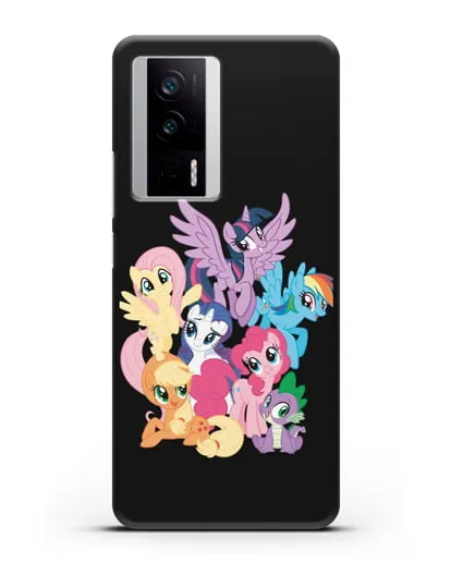 Чехол Мой Маленький Пони Свирепая шестёрка силиконовый для Xiaomi Poco F5 Pro