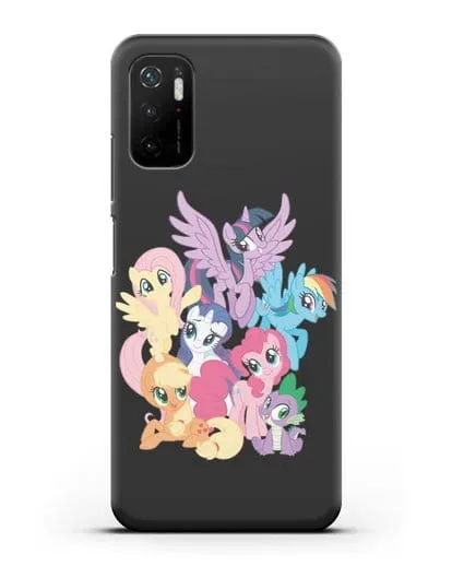 Чехол Мой Маленький Пони Свирепая шестёрка силиконовый для Xiaomi Poco M3 Pro