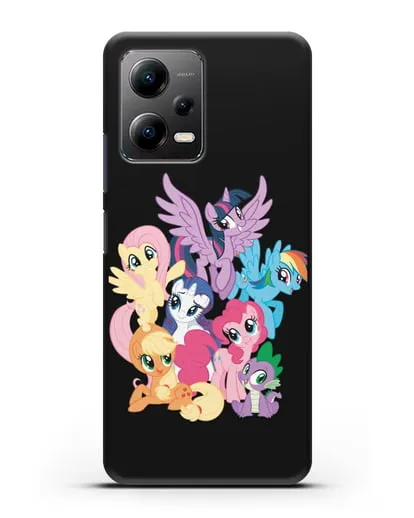 Чехол Мой Маленький Пони Свирепая шестёрка силиконовый для Xiaomi Poco X5