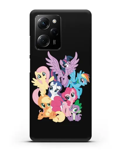Чехол Мой Маленький Пони Свирепая шестёрка силиконовый для Xiaomi Poco X5 Pro